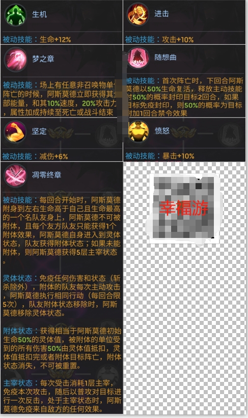 《末日血战》阿斯莫德英雄详细评测（天赋技能（解析））